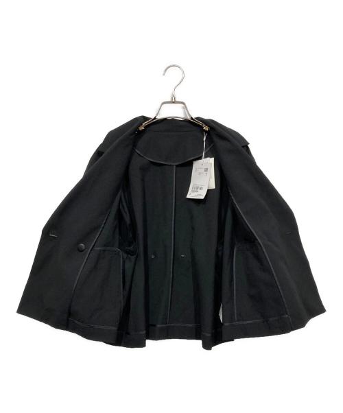 Adam et Rope（アダム エ ロペ）Adam et Rope (アダム エ ロペ) 2WAYシルエットシャツジャケット ブラック サイズ:Freeの古着・服飾アイテム