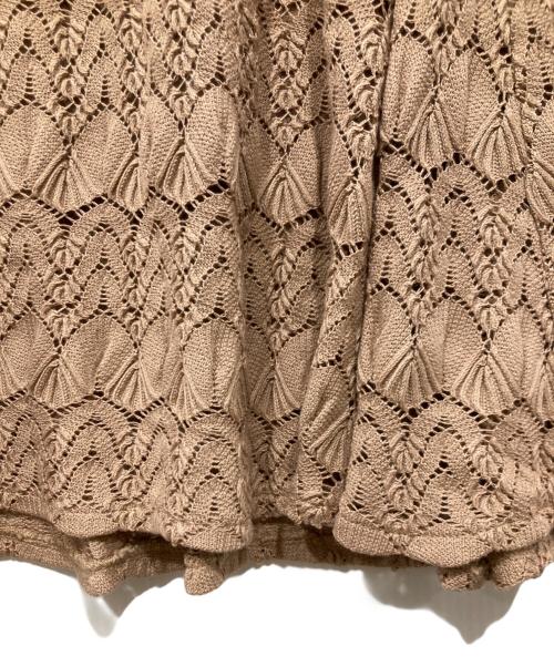 SHIPS（シップス）SHIPS (シップス) コットンシェルレーススカート ブラウン サイズ:36 未使用品の古着・服飾アイテム