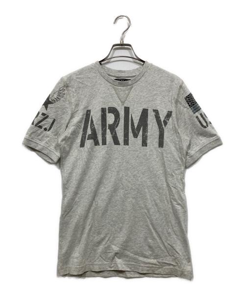 HYDROGEN（ハイドロゲン）HYDROGEN (ハイドロゲン) プリントTシャツ グレー サイズ:XSの古着・服飾アイテム