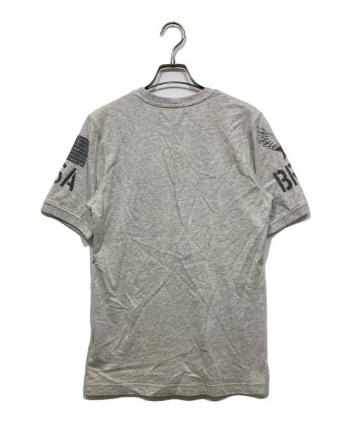 HYDROGEN（ハイドロゲン）HYDROGEN (ハイドロゲン) プリントTシャツ グレー サイズ:XSの古着・服飾アイテム