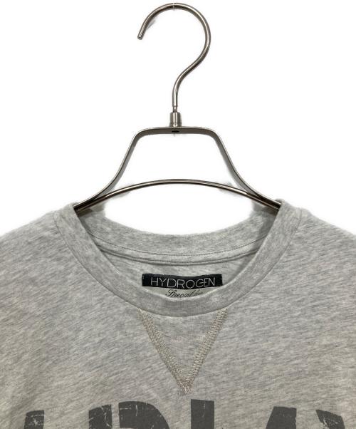 HYDROGEN（ハイドロゲン）HYDROGEN (ハイドロゲン) プリントTシャツ グレー サイズ:XSの古着・服飾アイテム