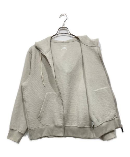 THE NORTH FACE（ザ ノース フェイス）THE NORTH FACE (ザ ノース フェイス) コンフォーティブワッフルフルジップフーディ ベージュ サイズ:Lの古着・服飾アイテム