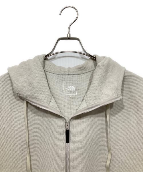 THE NORTH FACE（ザ ノース フェイス）THE NORTH FACE (ザ ノース フェイス) コンフォーティブワッフルフルジップフーディ ベージュ サイズ:Lの古着・服飾アイテム