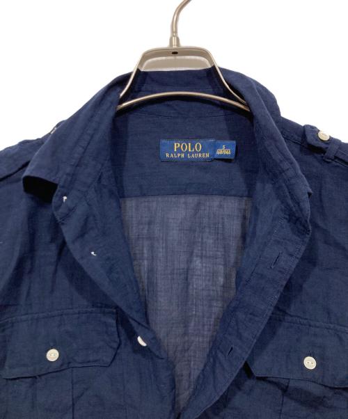 POLO RALPH LAUREN（ポロ・ラルフローレン）POLO RALPH LAUREN (ポロ・ラルフローレン) 長袖シャツ ネイビー サイズ:Sの古着・服飾アイテム