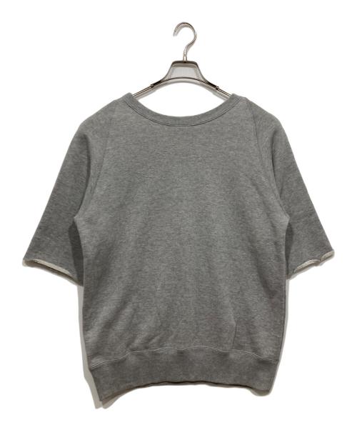 LOOPWHEELER（ループウィラー）LOOPWHEELER (ループウィラー) LOWERCASE (ロウワーケース) Half Sleeve Sweat グレー サイズ:MEDIUMの古着・服飾アイテム