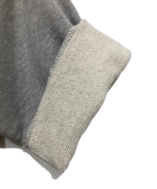 LOOPWHEELER（ループウィラー）LOOPWHEELER (ループウィラー) LOWERCASE (ロウワーケース) Half Sleeve Sweat グレー サイズ:MEDIUMの古着・服飾アイテム