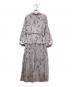 Snidel (スナイデル) ベストディテールプリントワンピ グレー：3500円