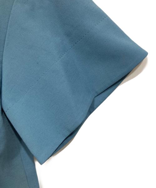 ADORE（アドーア）ADORE (アドーア) プリペラドビーブラウス ブルー サイズ:Mの古着・服飾アイテム