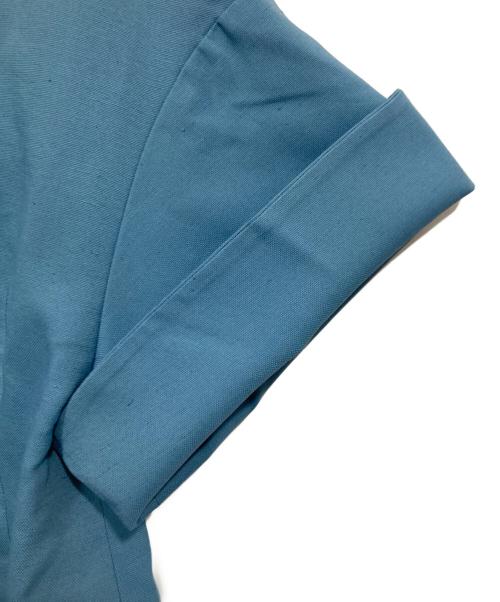 ADORE（アドーア）ADORE (アドーア) プリペラドビーブラウス ブルー サイズ:Mの古着・服飾アイテム