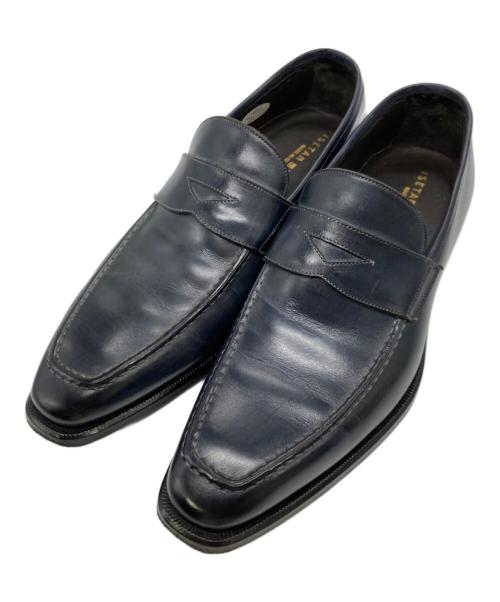 ISETAN MEN'S（イセタンメンズ）ISETAN MEN'S (イセタンメンズ) ローファー ネイビー サイズ:40の古着・服飾アイテム