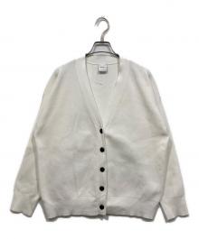 Spick and Span（スピック＆スパン）の古着「片畔ニットカーディガン」｜ホワイト