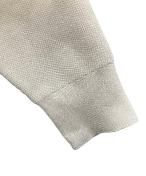 Spick and Span（スピック＆スパン）Spick and Span (スピックアンドスパン) 片畔ニットカーディガン ホワイト サイズ:表記なしの古着・服飾アイテム