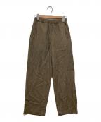 SLOBE IENAスローブ イエナ）の古着「フィブリルストライプリラックスパンツ」｜ベージュ