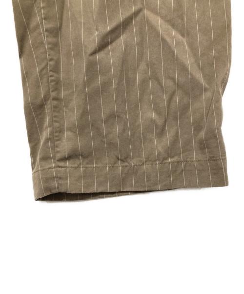 SLOBE IENA（スローブ イエナ）SLOBE IENA (スローブ イエナ) フィブリルストライプリラックスパンツ ベージュ サイズ:36の古着・服飾アイテム