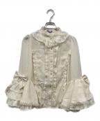 kawaii×axes femmeカワイイ×アクシーズファム）の古着「姫袖７分丈ブラウス」｜アイボリー