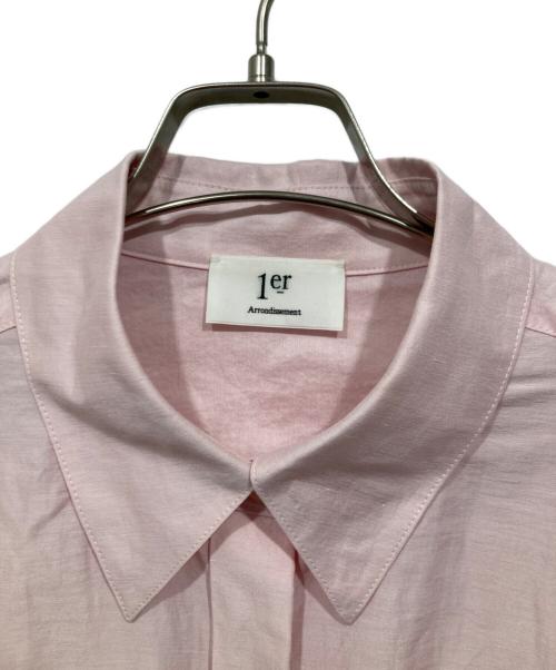 1er Arrondissement（プルミエ アロンディスモン）1er Arrondissement (プルミエ アロンディスモン) ギャザーブラウス ピンク サイズ:Mの古着・服飾アイテム