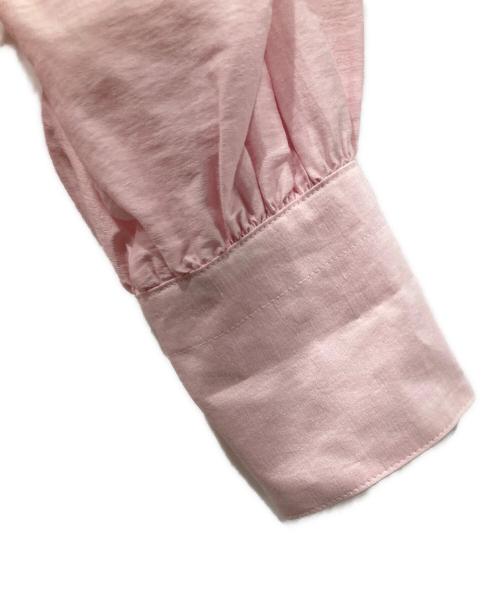 1er Arrondissement（プルミエ アロンディスモン）1er Arrondissement (プルミエ アロンディスモン) ギャザーブラウス ピンク サイズ:Mの古着・服飾アイテム