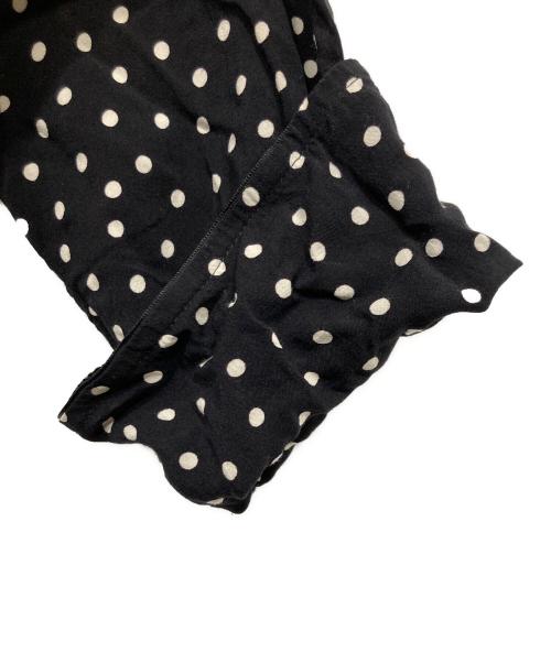 SINME（シンメ）SINME (シンメ) ドットブラウスワンピース ブラック サイズ:Freeの古着・服飾アイテム