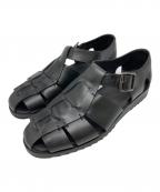 PARABOOTパラブーツ）の古着「PACIFIC グルカサンダル」｜ブラック