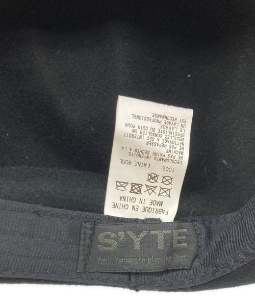 s'yte（サイト）s'yte (サイト) ウールハット ブラックの古着・服飾アイテム