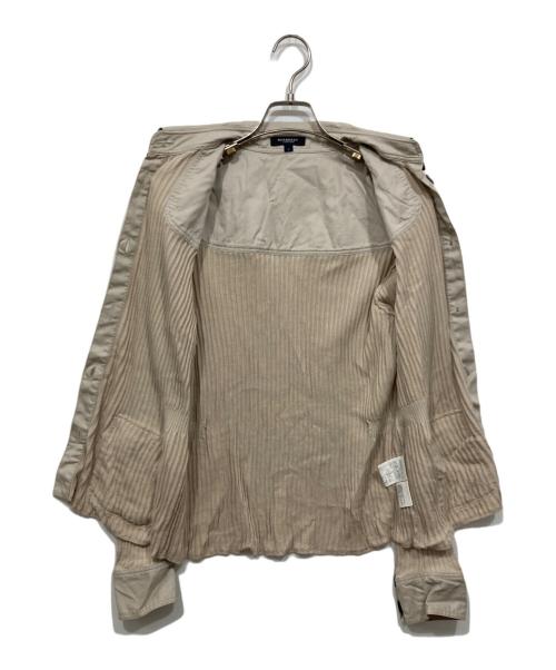 BURBERRY LONDON（バーバリーロンドン）BURBERRY LONDON (バーバリーロンドン) ニットジャケット ベージュ サイズ:４の古着・服飾アイテム