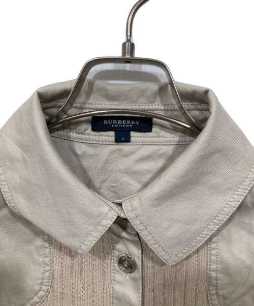 BURBERRY LONDON（バーバリーロンドン）BURBERRY LONDON (バーバリーロンドン) ニットジャケット ベージュ サイズ:４の古着・服飾アイテム