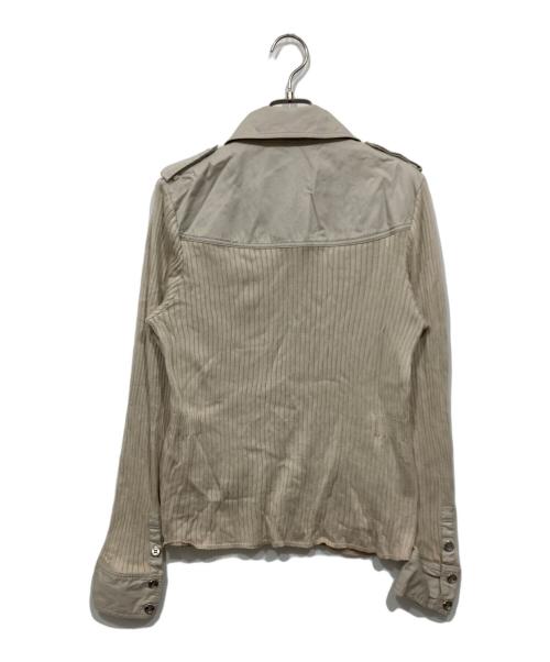 BURBERRY LONDON（バーバリーロンドン）BURBERRY LONDON (バーバリーロンドン) ニットジャケット ベージュ サイズ:４の古着・服飾アイテム