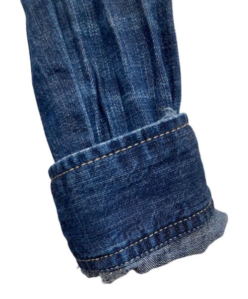 GYDA（ジェイダ）GYDA (ジェイダ) ウエスタンデニムスカートライクショーパン ブルー サイズ:Mの古着・服飾アイテム