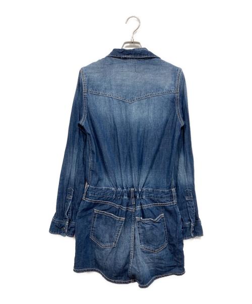 GYDA（ジェイダ）GYDA (ジェイダ) ウエスタンデニムスカートライクショーパン ブルー サイズ:Mの古着・服飾アイテム