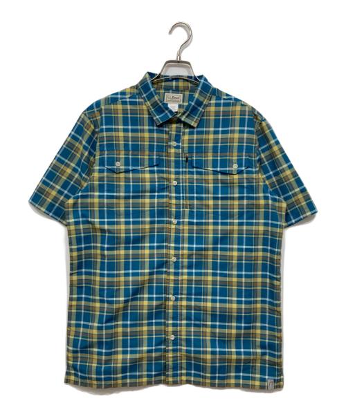 L.L.Bean（エルエルビーン）L.L.Bean (エルエルビーン) 半袖シャツ グリーン サイズ:Lの古着・服飾アイテム