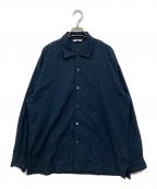 URBAN RESEARCH DOORSアーバンリサーチドアーズ）の古着「カラミロングスリーブシャツ」｜ネイビー