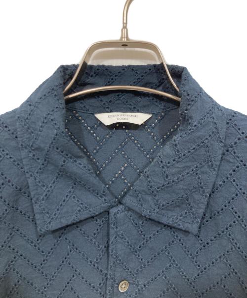 URBAN RESEARCH DOORS（アーバンリサーチドアーズ）URBAN RESEARCH DOORS (アーバンリサーチドアーズ) カラミロングスリーブシャツ ネイビー サイズ:Lの古着・服飾アイテム