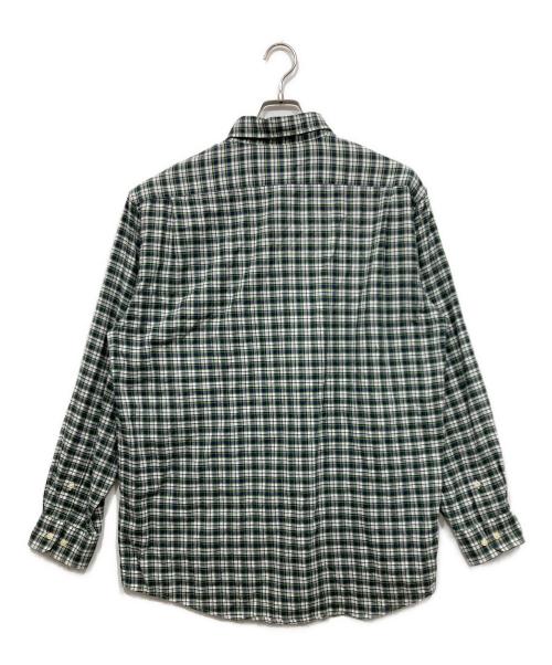 LACOSTE（ラコステ）LACOSTE (ラコステ) チェックシャツ ネイビー×グリーン サイズ:5の古着・服飾アイテム