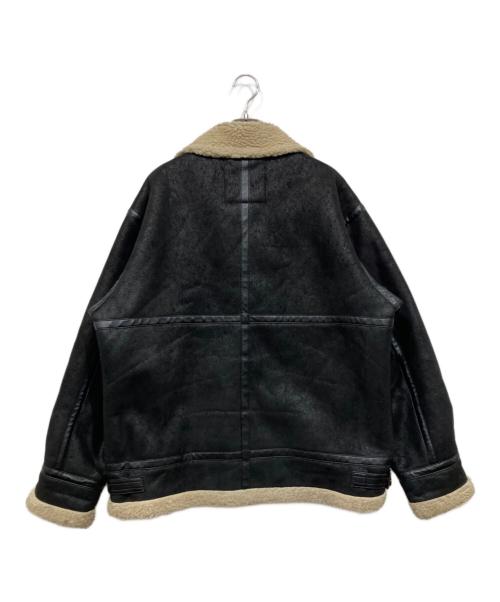 ALPHA（アルファ）ALPHA (アルファ) B-3ジャケット ブラック サイズ:XLの古着・服飾アイテム