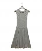 MILLYミリー）の古着「ノースリーブワンピース」｜グレー