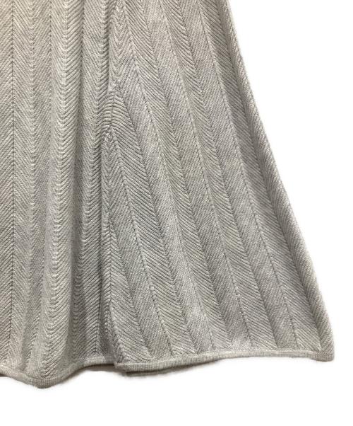 MILLY（ミリー）MILLY (ミリー) ノースリーブワンピース グレー サイズ:Pの古着・服飾アイテム