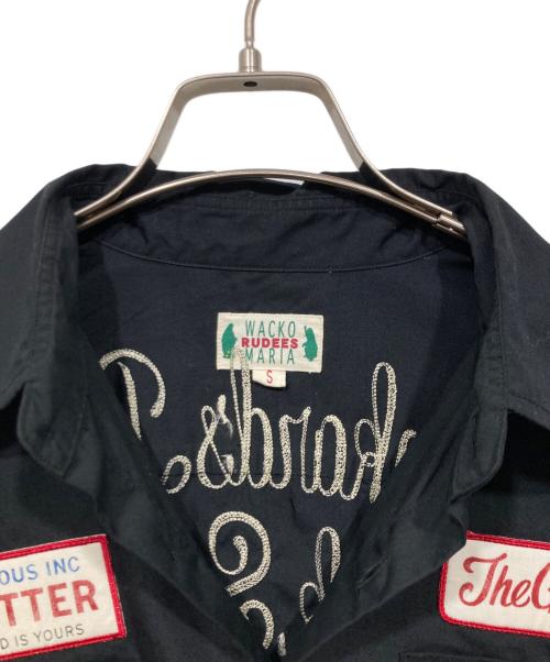WACKO MARIA（ワコマリア）WACKO MARIA (ワコマリア) ボーリングシャツ ブラック サイズ:Sの古着・服飾アイテム