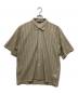 BEAMS（ビームス）の古着「メッシュオープンカラーシャツ　25年モデル」｜ベージュ