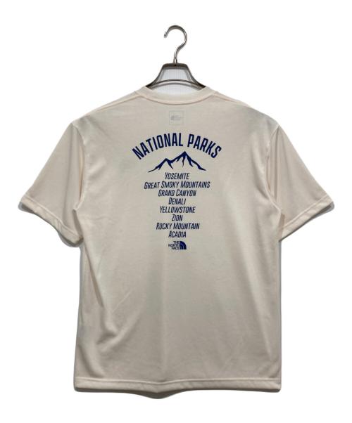 THE NORTH FACE（ザ ノース フェイス）THE NORTH FACE (ザ ノース フェイス) ショートスリーブTNFバグフリーティー / S/S TNF BUG FREE T アイボリー サイズ:Lの古着・服飾アイテム