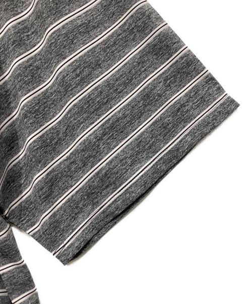 THE NORTH FACE（ザ ノース フェイス）THE NORTH FACE (ザ ノース フェイス) フリーランボーダークルーTEE グレー サイズ:Lの古着・服飾アイテム