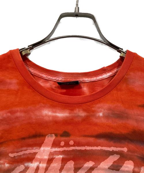 stussy（ステューシー）stussy (ステューシー) タイダイTシャツ レッド×ブルー サイズ:Lの古着・服飾アイテム