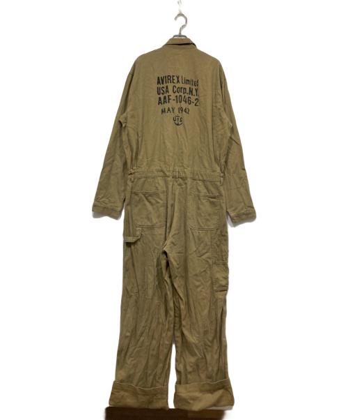 AVIREX（アヴィレックス）AVIREX (アヴィレックス) オーバーオール ブラウン サイズ:Lの古着・服飾アイテム