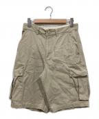 Schottショット）の古着「ハーフカーゴパンツ」｜ベージュ