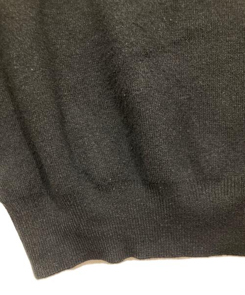 FRAY ID（フレイ アイディー）FRAY ID (フレイ アイディー) シフォンスリーブニットPO ブラック サイズ:Fの古着・服飾アイテム