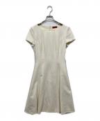HUGO BOSSヒューゴ ボス）の古着「ノースリーブワンピース」｜アイボリー