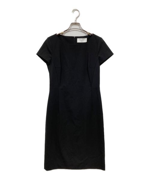 BOSS HUGO BOSS（ボス ヒューゴボス）BOSS HUGO BOSS (ボス ヒューゴボス) ノースリーブワンピース ブラック サイズ:FR36の古着・服飾アイテム
