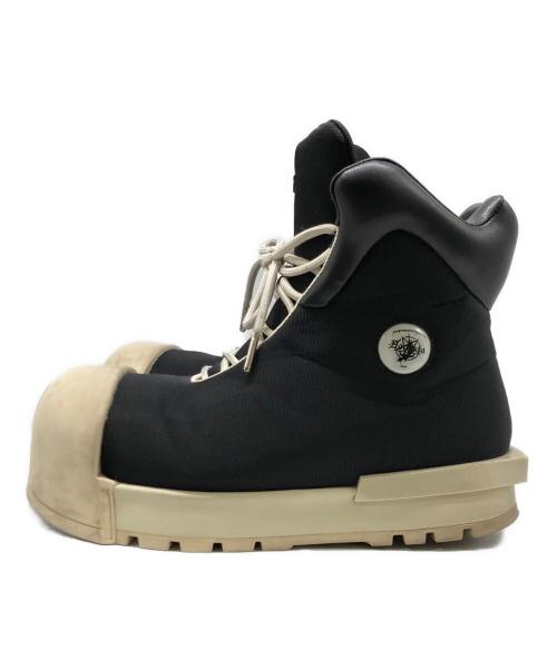 ROCKSTA（ロックスター）ROCKSTA (ロックスター) FVVO (エフブイブイオー) HIGH TOP BOOTS ブラック×ホワイト サイズ:26㎝の古着・服飾アイテム
