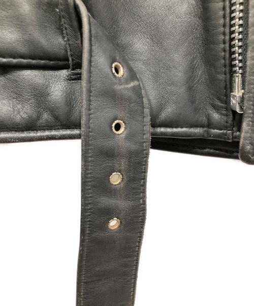 Schott（ショット）Schott (ショット) ワンスター ダブルライダースジャケット ブラック サイズ:38の古着・服飾アイテム