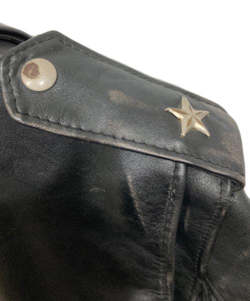 Schott（ショット）Schott (ショット) ワンスター ダブルライダースジャケット ブラック サイズ:38の古着・服飾アイテム