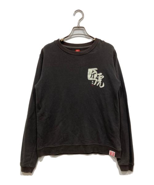 PHERROW'S 匠（フェローズ タクミ）PHERROW'S 匠 (フェローズ タクミ) バック虎プリントスウェット グレー サイズ:表記なしの古着・服飾アイテム